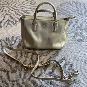 Tory Burch gold bag